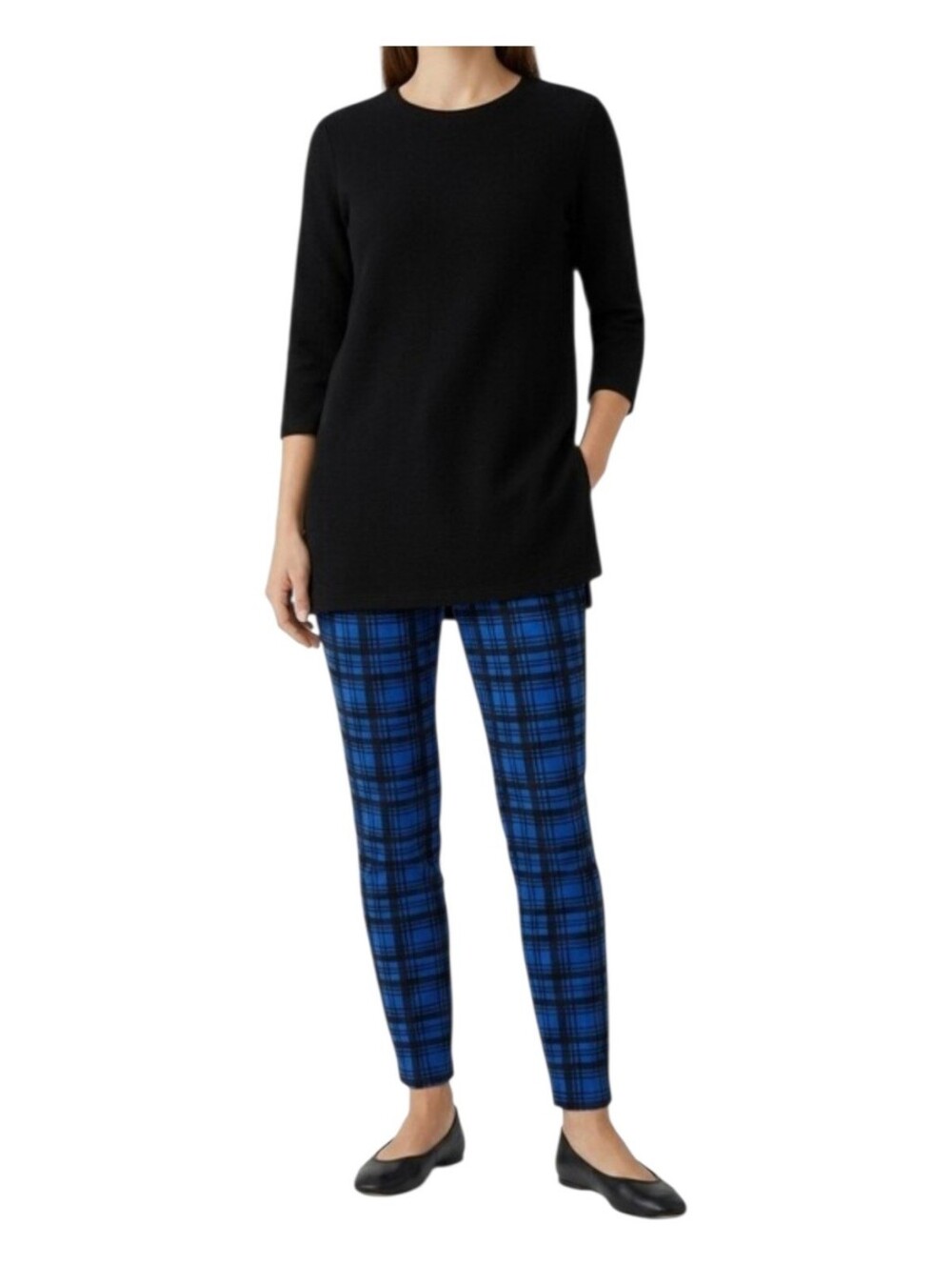 🥳5/$25!🥳 Blue Plaid Work Pants